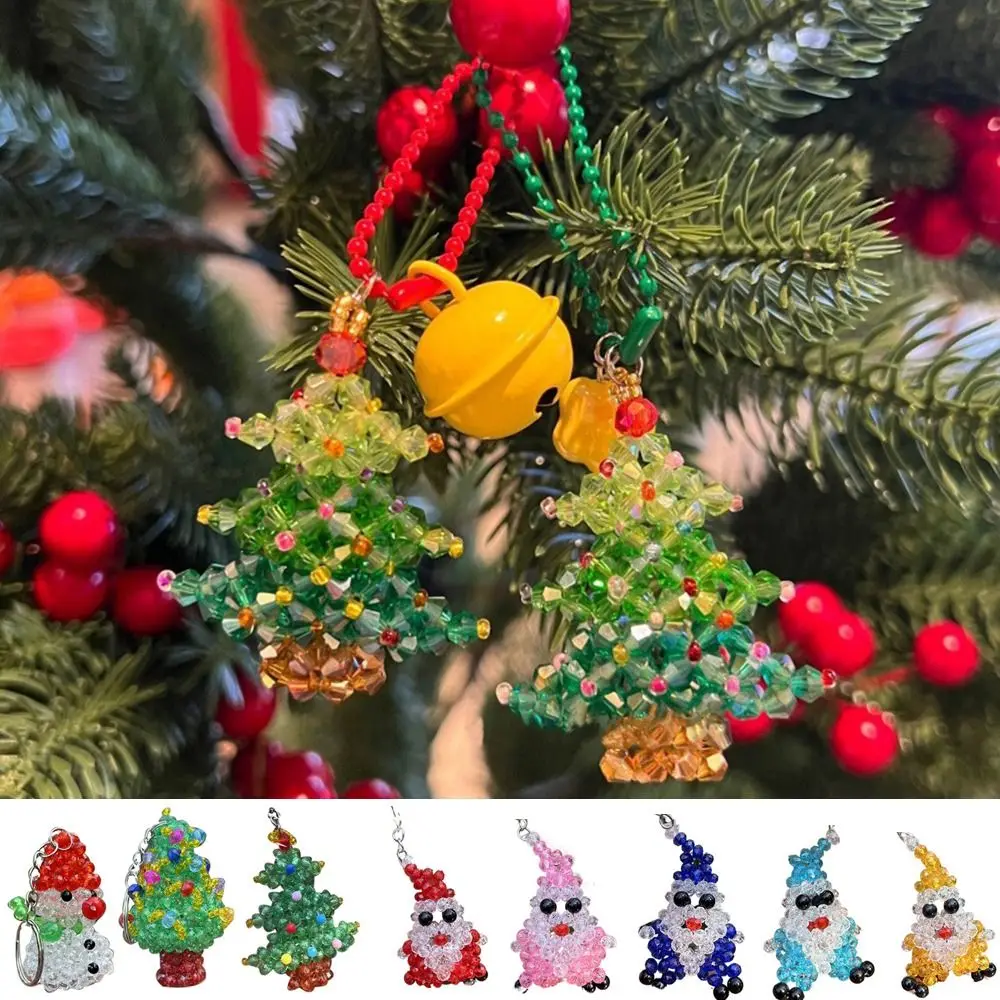 Zelena Božično Drevo Obesek Otroci Darilo Božično Drevo Snežaka, Božični Okraski Visi Ročno Akril Keychain Vrečko