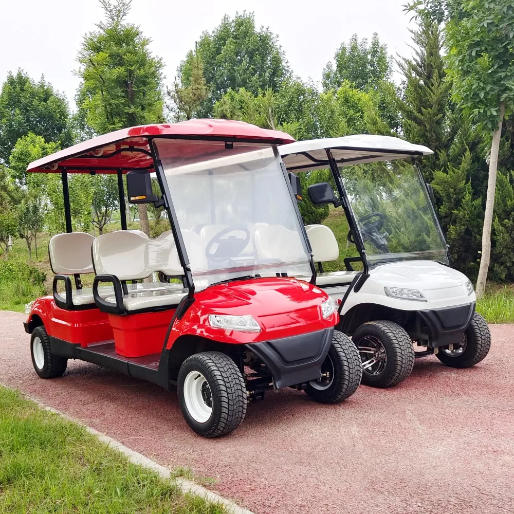 Kitajska Proizvodnja Vozički za Golf Električni Klasičen Turistični 4 Kolesni Električni Golf Voziček S CE Odraslih 6 Oseb
