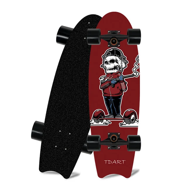 za Križarjenje, Carving Triki Skupaj Cruiser Skateboard 8 vložkom Javor Desk Skate Board