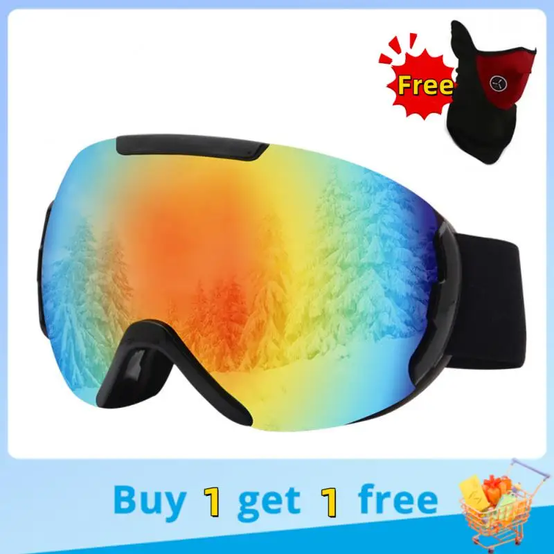 Smučarska Očala Velike Dvojne Plasti Anti-fog Smučarska Očala, Masko Moški Ženske Snow Očala Pozimi Sneg Snowboard Športna Očala Eyewears