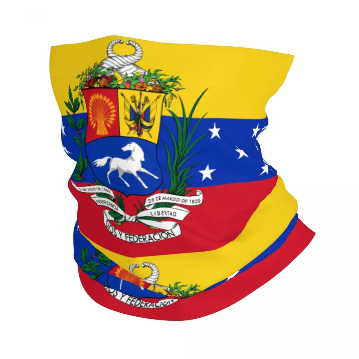 Zastavo Venezuela Ruta Vratu Gaiter Natisnjeni Venezuelske Zaviti Šal Toplo Pokrivalo Ribolov za Moške, Ženske Odraslih Stroj