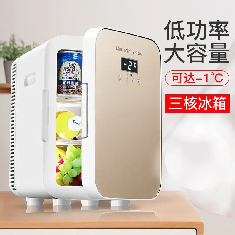110V NAS standard za 13,5 L gospodinjski dormitorij malim hladilnik Japonska dvojni namen hladno toplo hladilnik avto doma, dvonamenskega