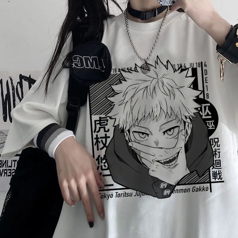 T-majica jakno obleko 2023 najnovejše T-shirt Japonski anime y2k kul unisex