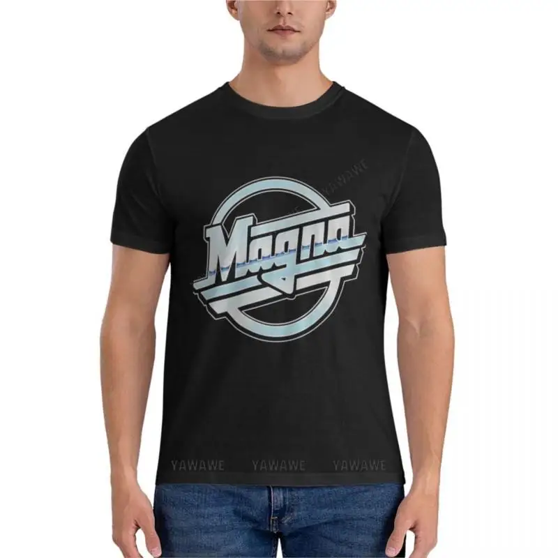 Magna navadne T-Shirt estetska oblačila grafični t shirt moške majice s kratkimi rokavi mens t srajce športna eleganca