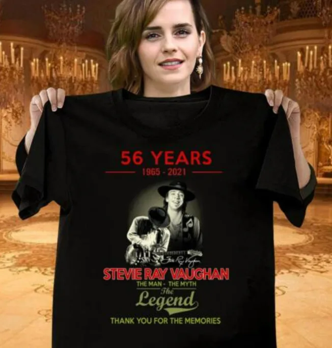Stevie Ray Vaughan t shirt.Oče darilo tiskane grafika - Božič