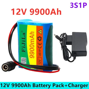 100% Nov 12 V 9900mAh 3S1P Batterie Au Litij-18650 Batterie Au Litij-Pack Varstvo Conseil Polnilna 1A Chargeur