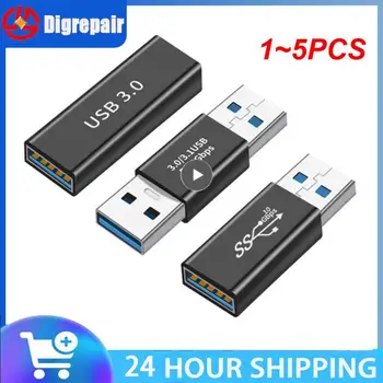 1~5PCS 5Gbps USB 3.0 Tip A Moški-Ženski Konektor Priključite Adapter USB3.0 dvojno Moški / Ženski Spojnik Ac Priključek