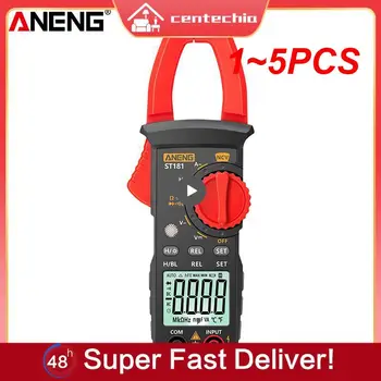 1~5PCS ST181 Digitalni Objemka Meter, DC/ Trenutno 4000 Šteje Multimeter Ampermeter Tester Napetosti Avto Amp Hz Kapacitivnost NKV Ohm Test