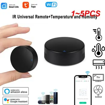 1~5PCS Wifi Tuya Smart Temperatura Vlažnost Senzor za Zaslon LCD Termometer, Higrometer Delo S Pametno Življenje App Alexa Št.