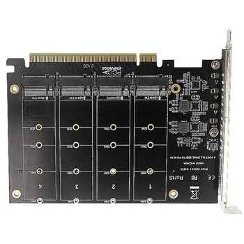 2X PH44 NVME 4-Disk Array Kartica PCIE Signal Razdeli Niz Kartico