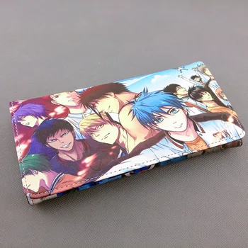 Anime Kuroko ne Košarico Kuroko Tetsuya/Kagami Taiga/Hyuga Junpei dolgo slog PU denarnice