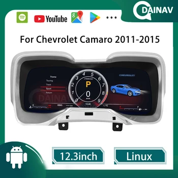 Avto LCD Digital, Za Chevrolet Camaro za obdobje 2011-2015 Gruči Navideznega Kokpitu Hitrosti Merilnik Vodja Enote Accesorries nadzorni Plošči Zaslona