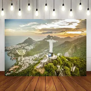 Brazilski Stil Ozadju Samba Foto Nogomet Kraljestvu Star Rojstni Dan Dekoracijo Vroče Ozadje Po Meri Banner Stranka Monte Cristo