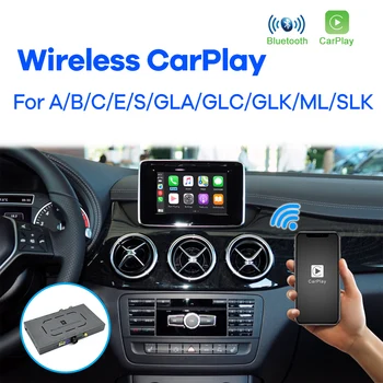 Brezžični Apple Carplay Modul za Mercedes Benz A B C E CLS GLE GLA GLC GLK ML S Razred NTG4.0/4.5 NTG5.0 Android Auto Vmesnik