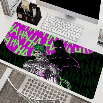 DC Joker Anime Mouse Pad Laptop Kul HD Igro Kabinet Mousepad PC 900x400 Gaming Pripomočki Tipkovnico Desk Mat Proti Drsenju Preproge