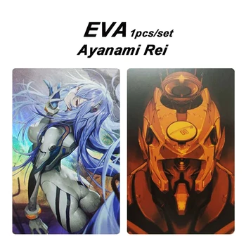 DIY 1pcs/set EVA Anime zbirka kartico Ayanami Rei Katsuragi Misato igre sim igrače Porjavelost Flash kartico Božično darilo