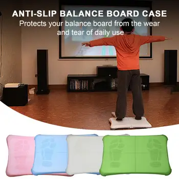 Enostavna Namestitev Balance Board Primeru Enhanced Protection Silikonski Rokav za Wii Fit, Balance Board Dustproof Neprepustna za Enostavno