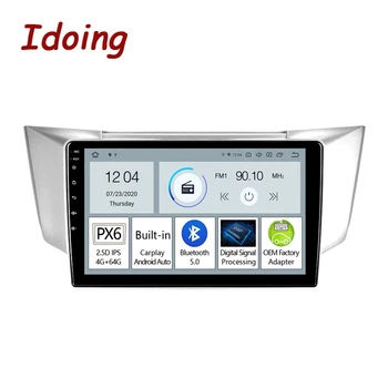 Idoing PX6 Avto Radio Android Predvajalnik Navigacija GPS Za Lexus RX300 RX330 RX400H Toyota Lunj 2003-2009 Vodja Enote Večpredstavnostnih