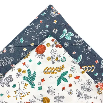 Japonski Slog Cvetlični Tiskane Bombažne Tkanine za Diy Oblačil, Prevleke Quilting Beddingcover Domačega Tekstilnega Materiala Needlework