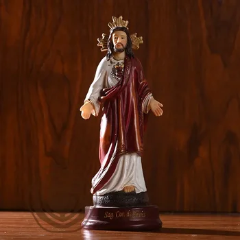 Jezus Kristus, Devica Marija Smole Desk Top Tabela Katoliška Svetnika, Kip Blagoslovljena Svetnica Marija Kip Figur Jezus Neverjetno