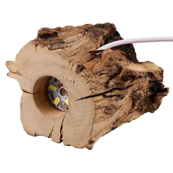 Lesene Kristalno Kroglo Stojalo Štor Oblikovan Svetloba Night Stand Polnjenje prek kabla USB LED Lučka Imetnika