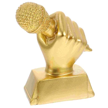 Mikrofon Trophy Dekorativni Glasbeni Trofeje Urad Darila Smolo Nagrade In Otrok Mics Obrti