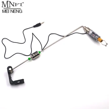MNFT 3pcs ribiške Palice Swinger LED Svetlobni Indikator Ribolov Ugriz Alarm Vodotesen, z Različnimi ton Vleče Črto