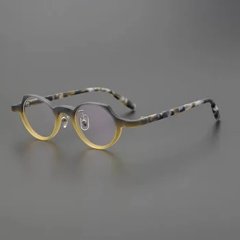 Motnega, teksturirane acetat očal okvir za Moške in ženske mačka oči, majhen okvir optičnih očal okvir Luksuzne blagovne znamke recept gla