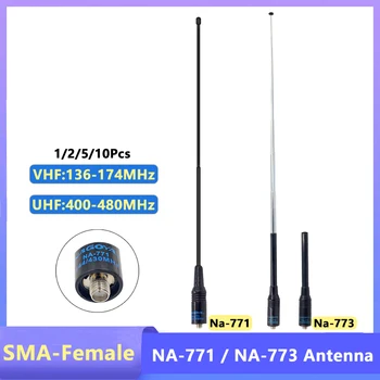 Na 771 Antena 773 Nagoyi Ojačenje Antene VHF/UHF SMA Ženski Za Quansheng UV K5 UV K6 Baofeng DM 1701Walkie Talkie UV 82 Ham Radio