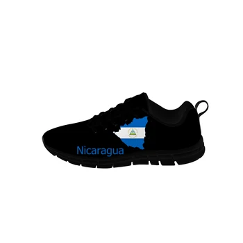 Nikaragvi Nizko Top Copati Moški Ženska Najstnik Priložnostne Čevlji Platno Čevlji 3D Tiskanja Krpo Dihanje Lahek čevelj