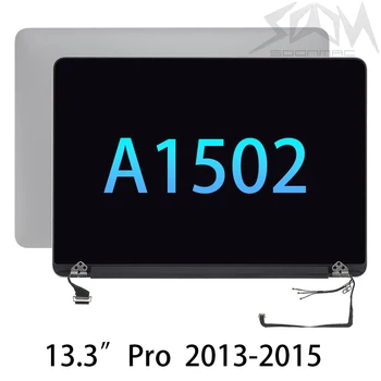Novo A1502 LCD-Zaslon za MacBook Pro 13.3-Palčni Retina 2013 2014 2015 celozaslonskem načinu Zbiranja Zamenjava Srebrne Barve