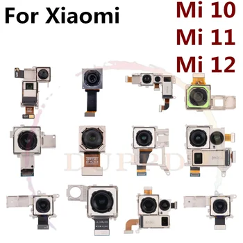 Original Nazaj Glavna Kamera Za Xiaomi Mi 10 10T 11 12 12T 12X Pro Lite Ultra Zadaj gleda Big Kamere Flex Kabel Nadomestni Deli