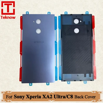 Orignal Zadnji Pokrovček Za Sony Xperia C8 XA2 Ultra Nazaj Zadnja Primeru Stanovanjska Vrata Za Sony XA2 Ultra Hrbtni Pokrovček Baterije Zamenjava