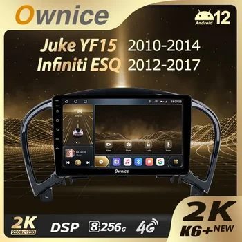 Ownice K6+ 2K za Nissan Juke 2010 - 2014 Avto Radio Večpredstavnostna Video Predvajalnik Navigacija Stereo GPS, Android 12 Št 2din DVD 8G+256G
