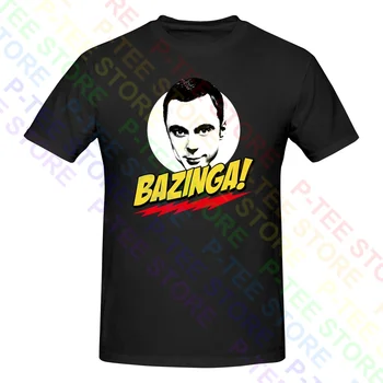 Sheldon Cooper Bazinga Majica T-shirt Tee Pop Tiskanja Letnik Vroče Ponudbe