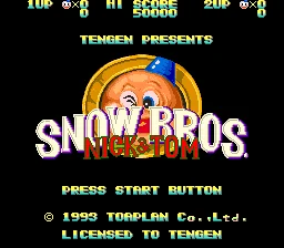 Snow Bros 16-bitno MD Igra Kartice Za 16-Bitni Sega MegaDrive Genesis Konzole