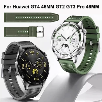 Trak za Huawei Watch GT4 46MM Smartwatch band 22 MM Silikonski Najlon Tkanine WatchBand za Huawei GT2 GT3 Pro 46MM GT Runner Correa