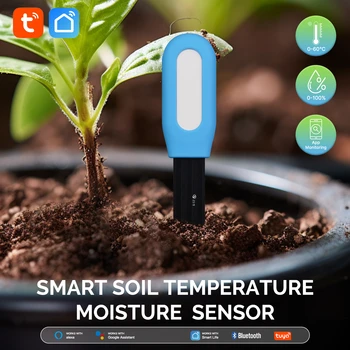 Tuya Smart Vrt Tal Vlago Merilnik Temperature in vlage Senzor lončnica Higrometer Monitor Rastline Vlažnih Testiranje Orodja