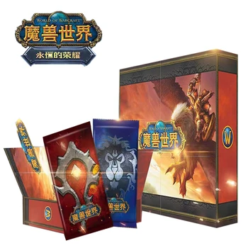 World of Warcraft Zbirka Kartic Booster Box Klasična Igra Znakov TCG Igra Hobiji Igrače Tabela športne Igre Puzzle Kartice Otroci Darilo