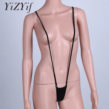 YiZYiF Žensk Seksi naramnice G-Strune Drobne Mini Micro Bikini Kopalke Jermenov, T Nazaj Tangas Spodnje Perilo, spodnje Perilo