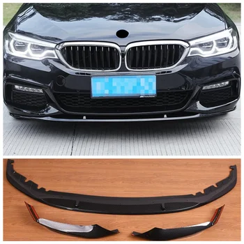 Za BMW Serije 5 G30 G38 530 LI540 2018-2022 Visoko Kakovostne ABS Svetlo Črno Odbijača Spredaj Ustnice Zadnji Difuzor Spojler Splitters