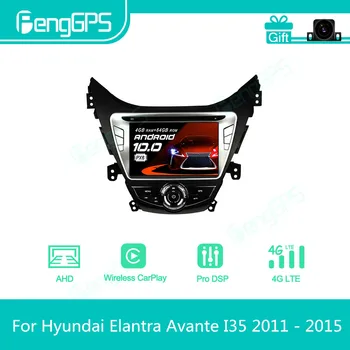 Za Hyundai Elantra 2011 - 2015 Android Avto Radio Stereo Multimedijski Predvajalnik DVD-jev, 2 Din Autoradio GPS Navigacija PX6 Enota Zaslon