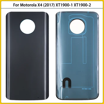 Za Motorola Moto X4 (2017) XT1900-1 XT1900-2 XT1900-4 Pokrovček za Baterijo, X4 Zadnja Vrata Pokrov 3D Steklena Plošča Stanovanj Primeru Zamenjajte