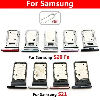 Za Samsung S20 Fe S21 Telefon Stanovanj Novo Kartico SIM Adapter Mikro SD Kartico Pladenj Imetnik Telefona Deli