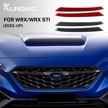 Za Subaru WRX/WRX STI 2022 2023 Pravi Mehko Ogljikovih Vlaken Nalepke Avto Sprednja Maska Okrasni Pokrov Dodatki Zunanjost