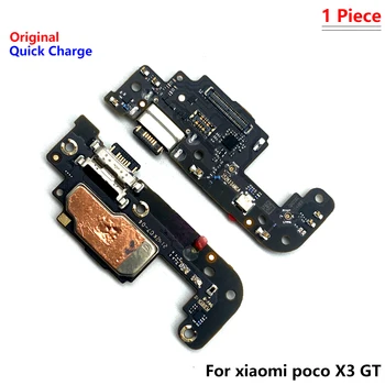 Za Xiaomi Poco X3 GT Izvirno Novo Polnilnik USB polnilni Priključek Vrata Odbor Flex Kabel Nadomestni Deli Za Xiaomi Poco X3 GT