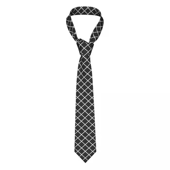 Črno Beli Trak Kravato Za Moške, Ženske, Kravatni Kravato Pribor Za Oblačila
