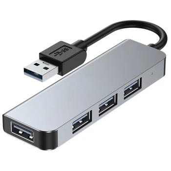 Štiri V Enem Zvezdišče USB 3.0 Hub Multi USB Razdelilnik Adapter 4 Vrata Hitrost Za Mini USB Polnjenje prek kabla USB Vmesnik Za Prenosni Računalnik Hub