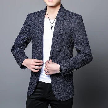 Štirje letni časi leta 2022 moške obleko Business casual visoko-kakovostni razred korejska različica slim-fit formalno obleko eno obleko top moda