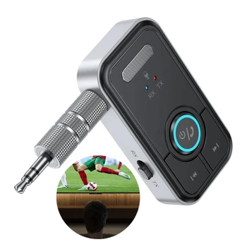 Šumov Bluetoothcompatible 5.3 Adapter za Prenosni Brezžični Avdio, Aux za Avto Glasbeni Sprejemnik Oddajnik Zvočnik